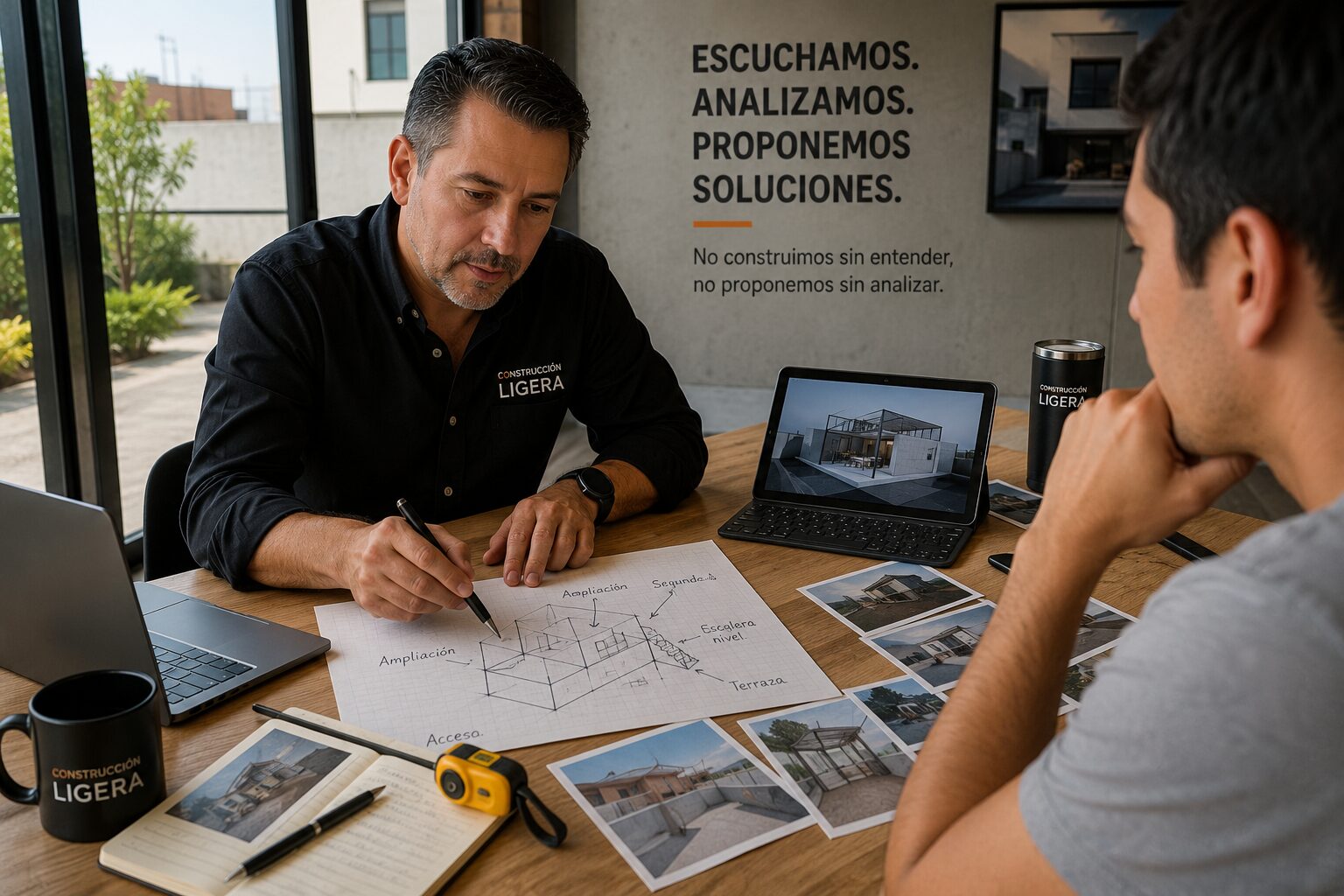 contactenos para asesoria personal construccion ligera